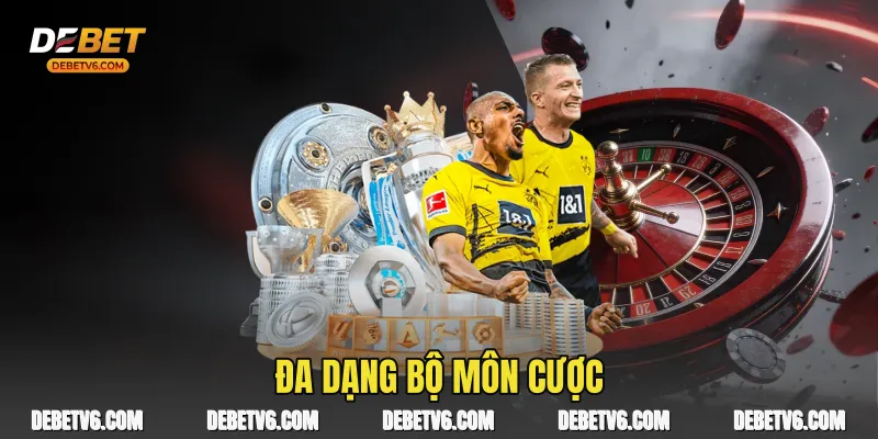 Đa dạng bộ môn cược